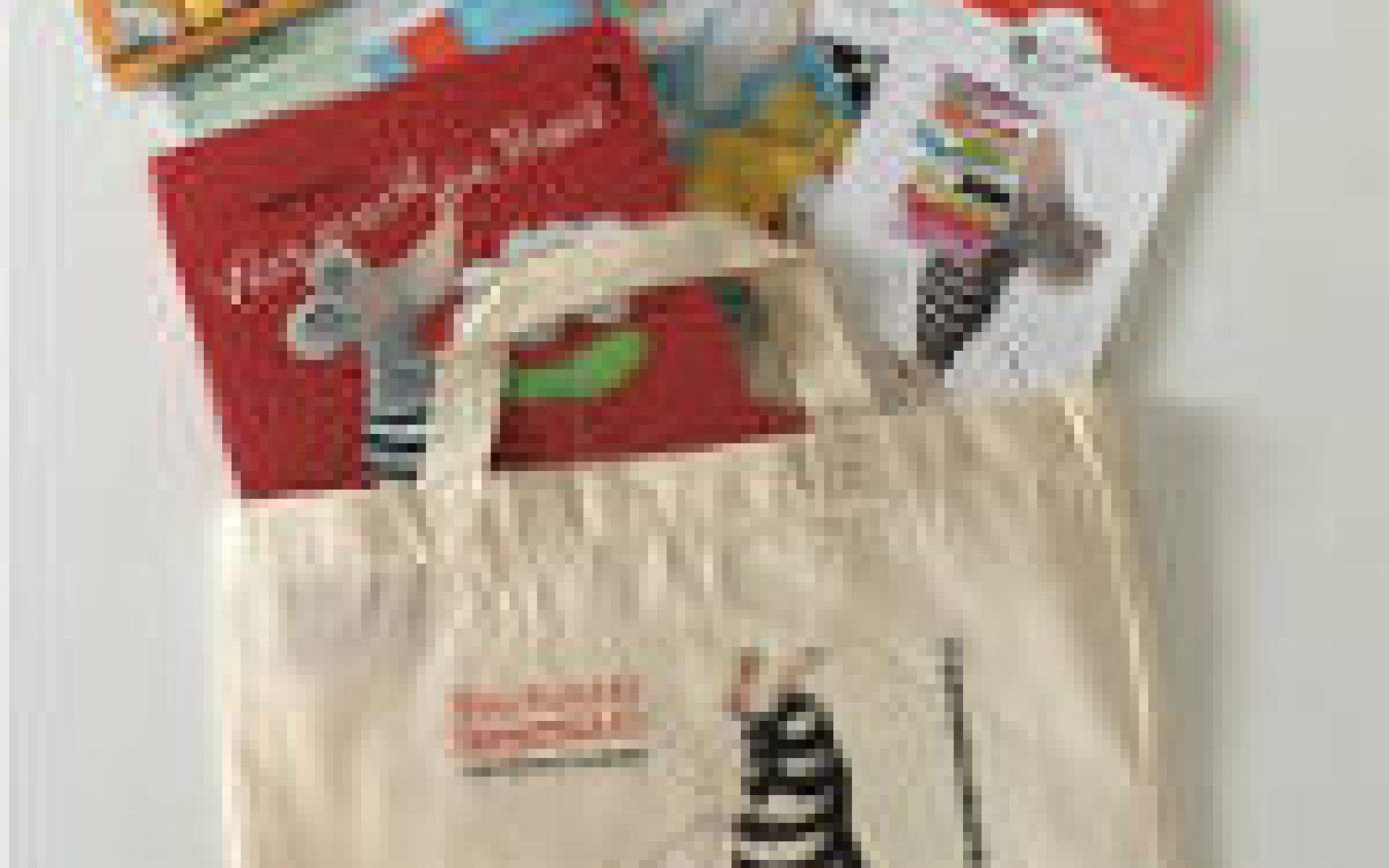 Buchstarttasche: Stofftasche mit Büchern und Foldern