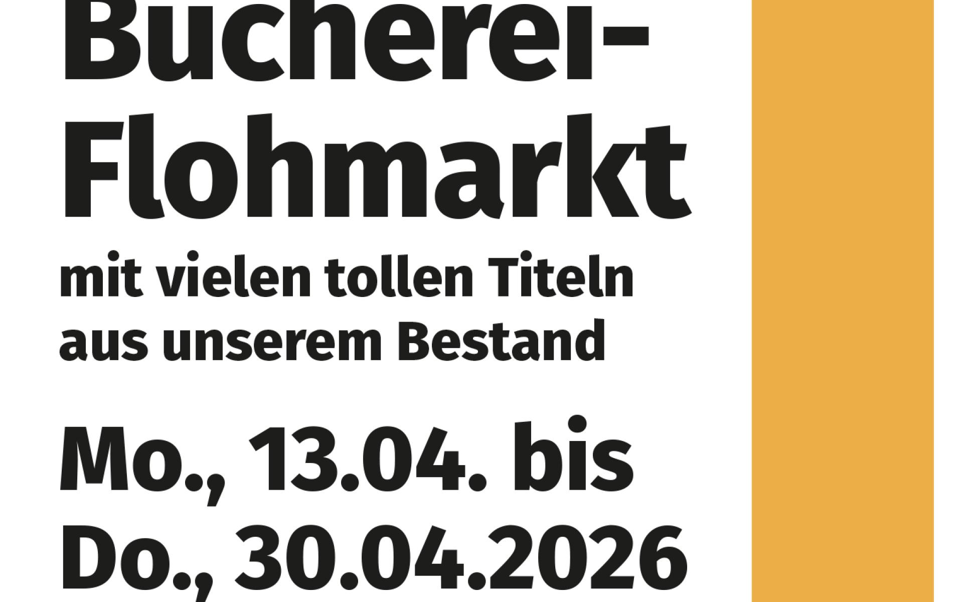 Bücherei-Flohmarkt