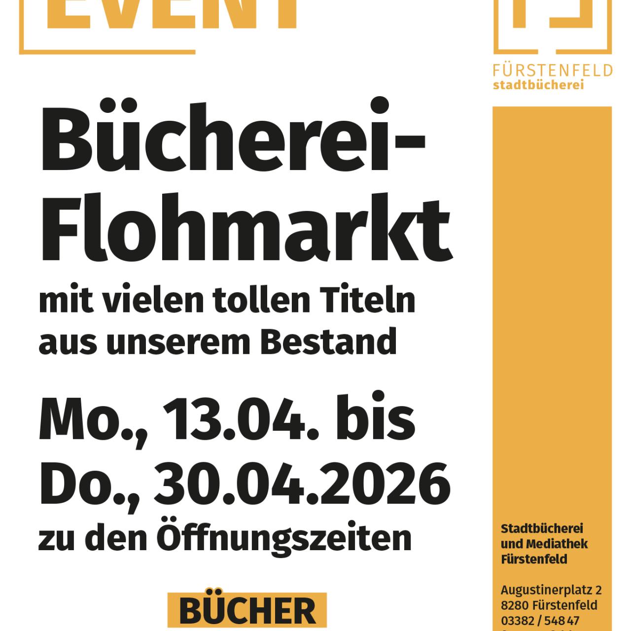 Bücherei-Flohmarkt
