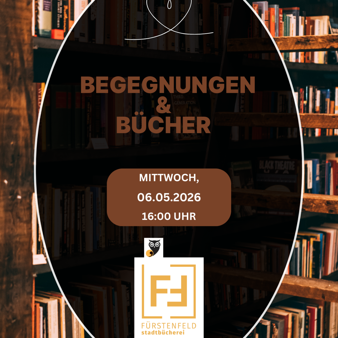In gemütlicher Runde über Bücher austauschen. 